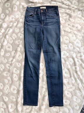 Madewell Skinny Jeans in Dark Indigo Wash Sz 25 E17